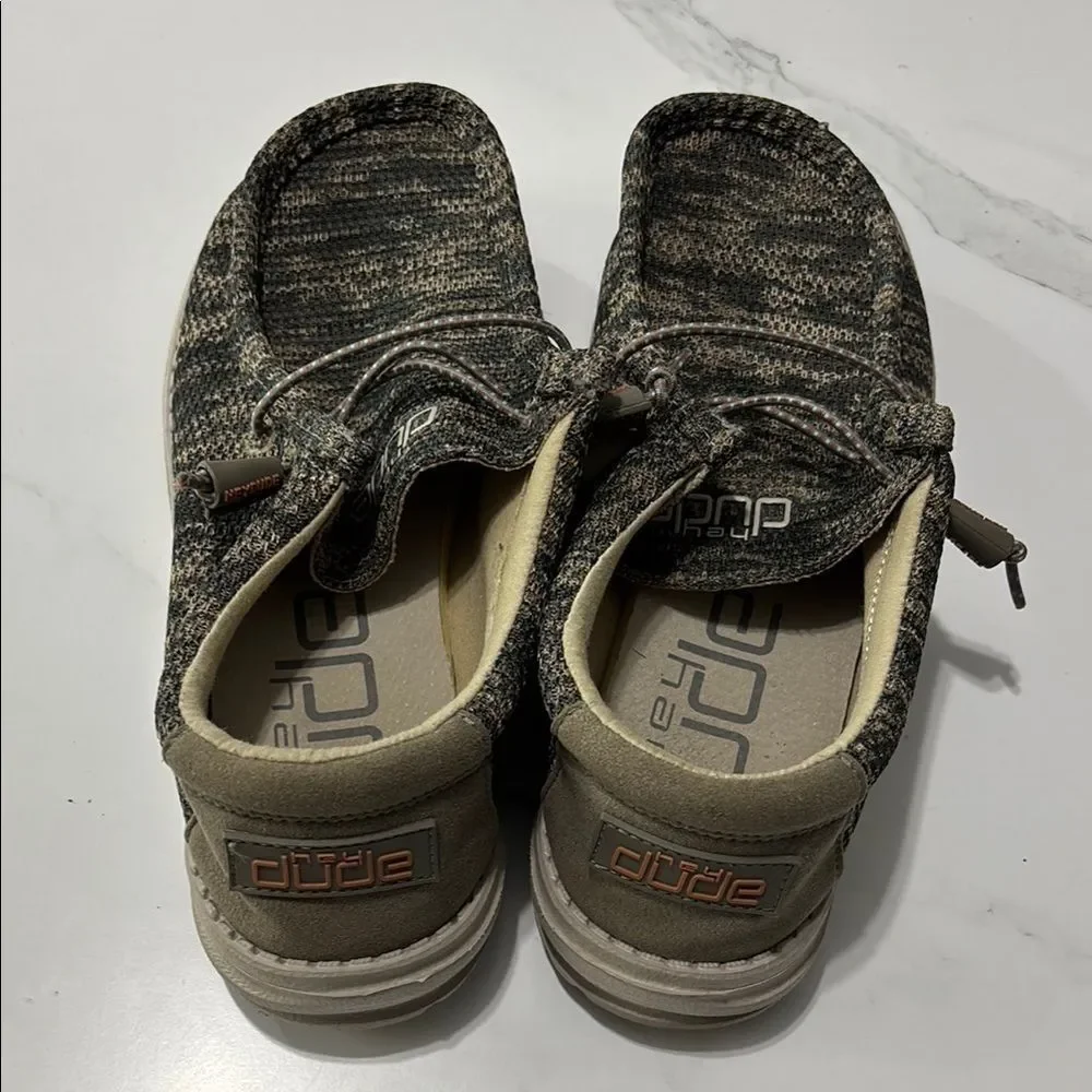 Hey Dude Kids' Black and Tan Shoes